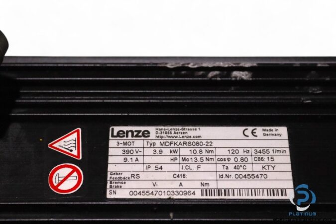 lenze-MDFKARS080-22-servo-motor-with-gear(used)-2