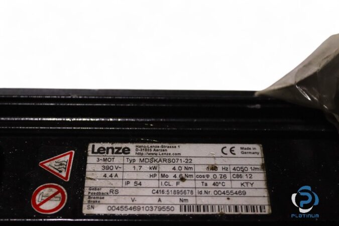 lenze-MDSKARS071-22-servo-motor-with-gear(used)-3