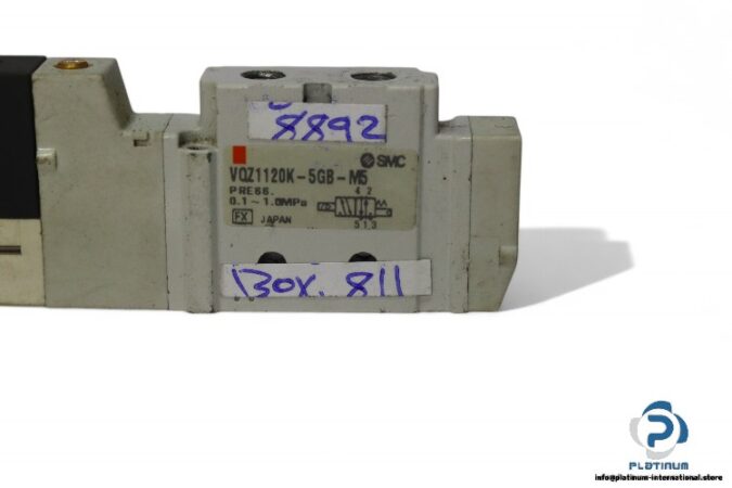 Smc-VQZ1120K-5GB-M5-single-solenoid-valve(used)-2