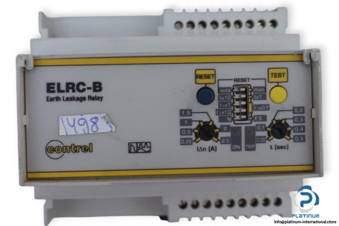 contrel-ELRC-B-earth-leakage-relay-(Used)-1