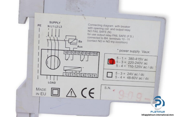 contrel-ELRC-B-earth-leakage-relay-(Used)-2