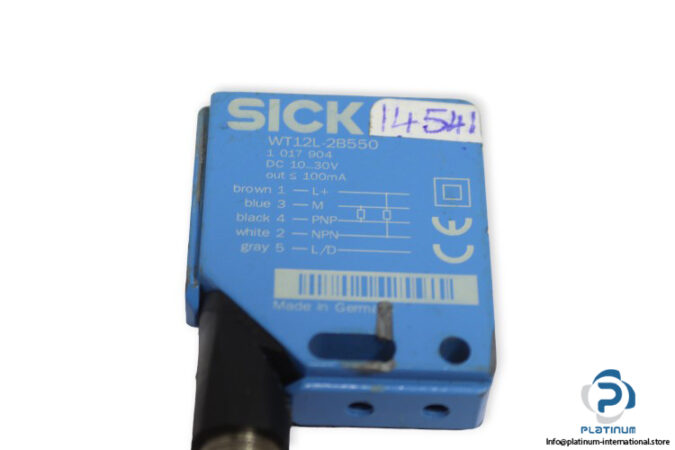 sick-WT12L-2B550-background-suppression-sensor-(Used)-2