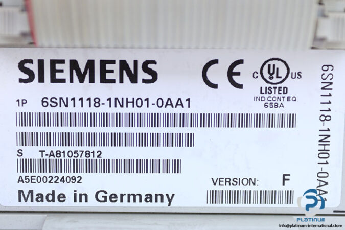 siemens-6SN1118-1NH01-0AA1-VER.F-simodrive-611-universal-control-module-(Used)-3