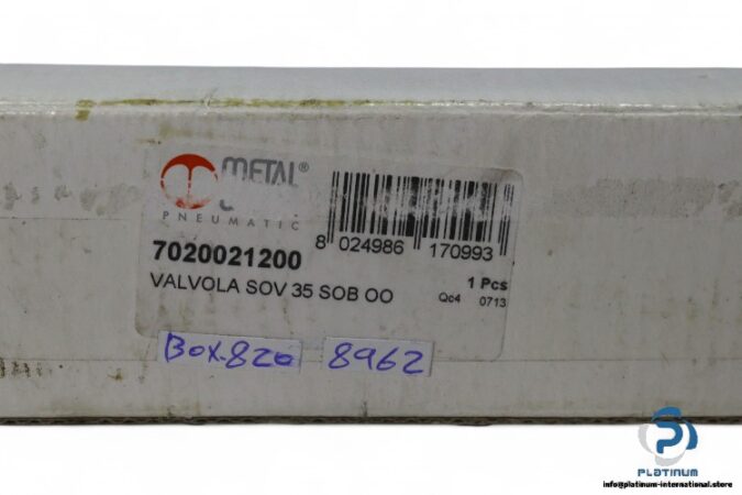 Metal-work-SOV-35-SOB-OO-double-solenoid-valve-with-coil(new)-6