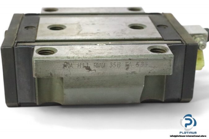 ina-RWU35-B-FA-533-recirculating-roller-bearing-carriage-(used)-2