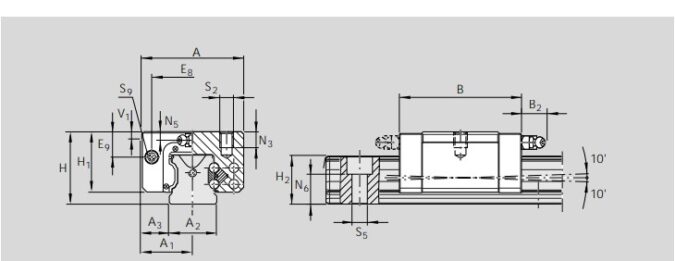 rexroth-star-1662-114-10-ball-runner-block-(used)-4