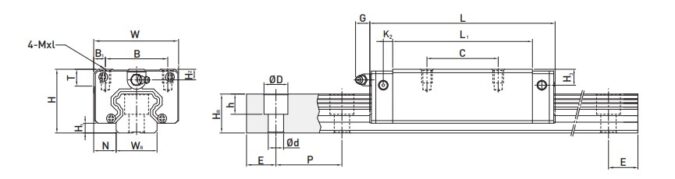 hiwin-HGL25CA-linear-guideway-block-(used)-4