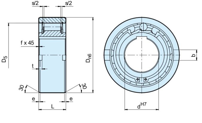 stieber-NFS-20-V-freewheel-clutch-bearing-(used)-2