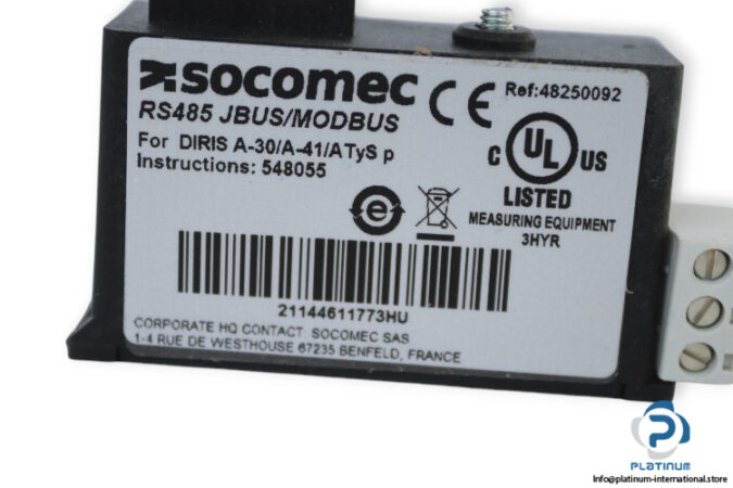 socomec-RS485-DIRIS-A-communication-module-(New)-2