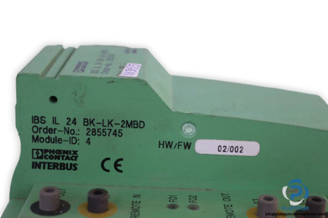 phoenix-contact-IBS-IL-24-BK-LK-2MBD-bus-coupler-(Used)-2