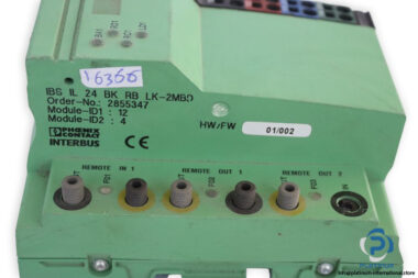 phoenix-contact-IBS-IL-24-BK-RB-LK-2MBD-bus-coupler-(Used)-1