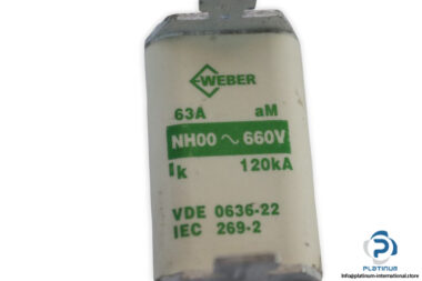 weber-NH00-AM-63A-nh-fuse-(Used)-1