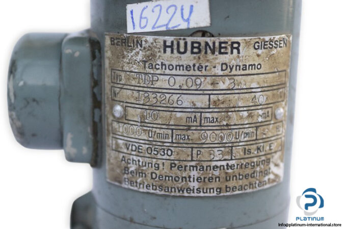 hubner-berlin-TDP-009-3-tachogenerator(used)-2