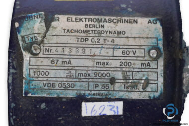 HUBNER-TDP-02T-4-tachogenerator(used)-1