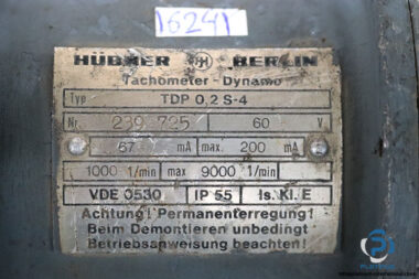 HUBNER-TDP-02-S-4-tachogenerator(used)-1