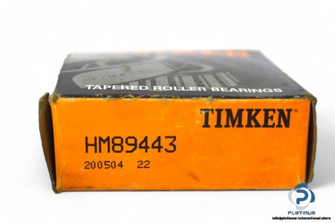 timken-HM89443-tapered-roller-bearing-cone-(used)-carton-2