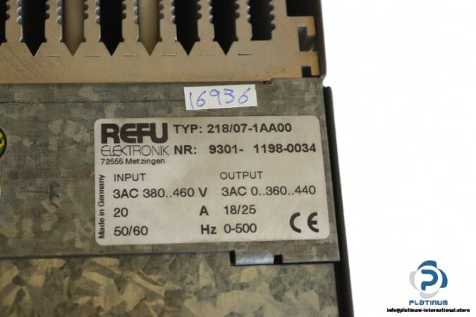 refu-218_07-1AA00-frequency-converter-(Used)-2