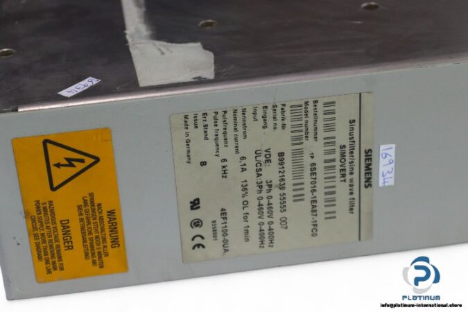 siemens-6SE7016-1EA87-1FC0-sine-wave-filter-(Used)-1