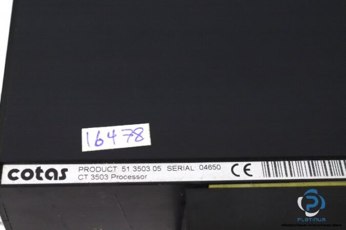 cotas-CT-3503-processor-module-with-memory-back-up-(Used)-2