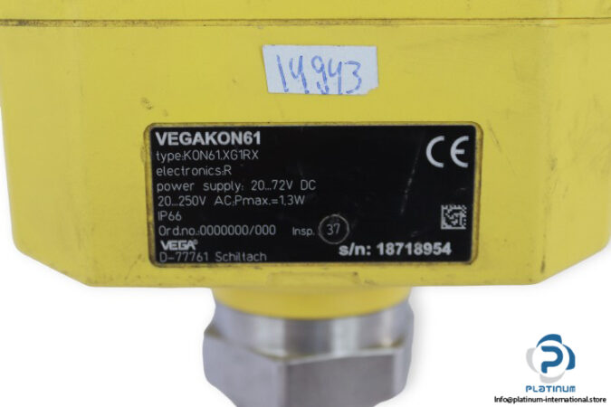 vega-VEGAKON61-K0N61.XG1RX-conductive-level-sensor-(Used)-1