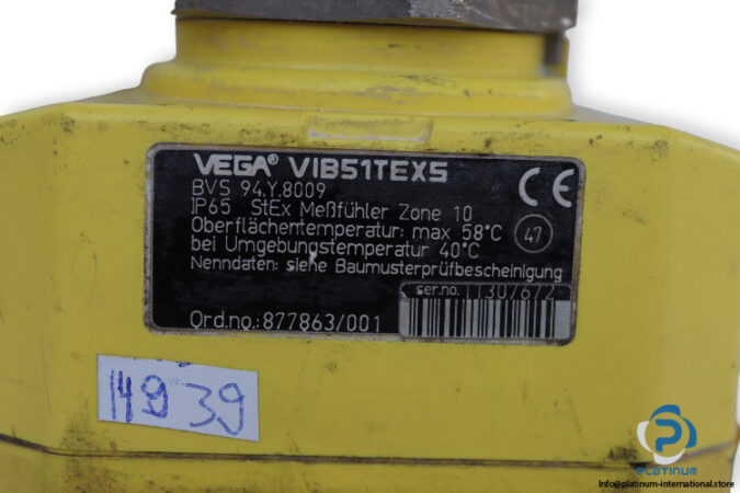 vega-VIB51TEX5-BVS-94.Y.8009-point-level-sensor-(Used)-1