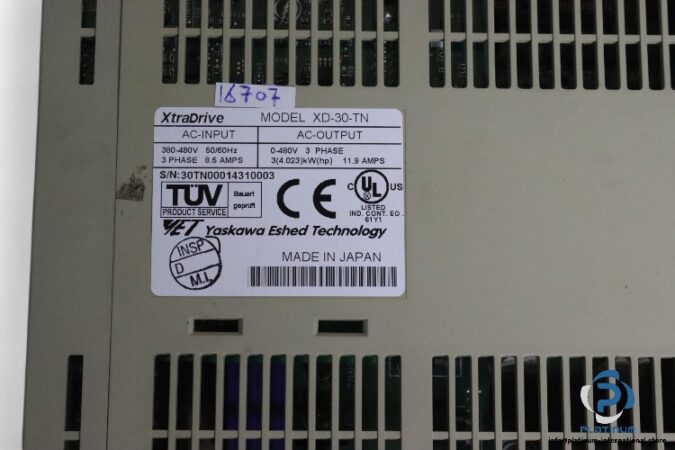 yaskawa-XD-30-TN-Servo-driver-(Used)-3