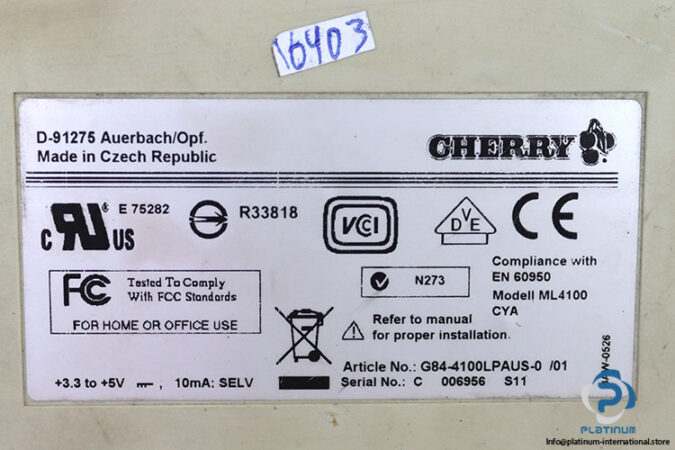 cherry-ML4100-keyboard-(Used)-3