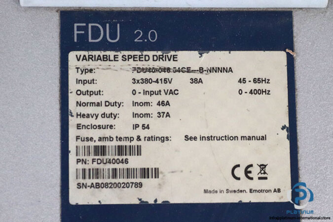 lenze-FDU40-046-54CE-B-NNNNA-variable-speed-drive-(Used)-4