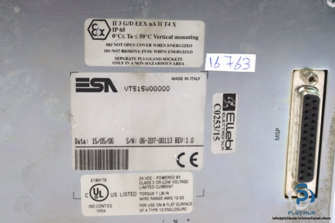 esa-VT515W00000-touch-screen-operator-panel-(used)-3