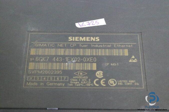 siemens-6GK7-443-1EX02-0XE0-communications-processor-module-(Used)-3