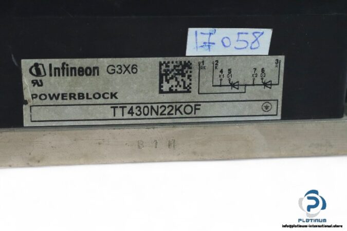 Infineon-TT430N22KOF-phase-control-thyristor-module-(used)-3