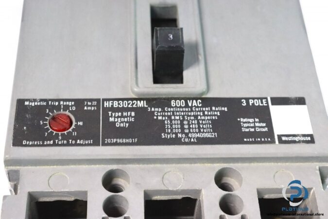 westinghouse-HFB3022ML-magnetic-circuit-breaker-(new)-3