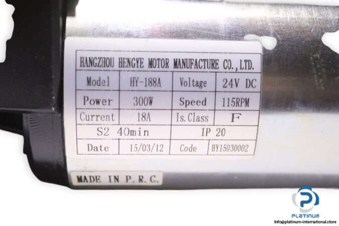 Hangzhou-hengye-motor-HY-188A-dc-motor-(used)-2