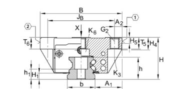 ina-KWVE25-G3-V1-linear-recirculating-ball-bearing-(used)-3