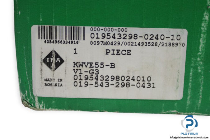 ina-KWVE55-B-V1-G3-linear-recirculating-ball-bearing-(used)-carton-4