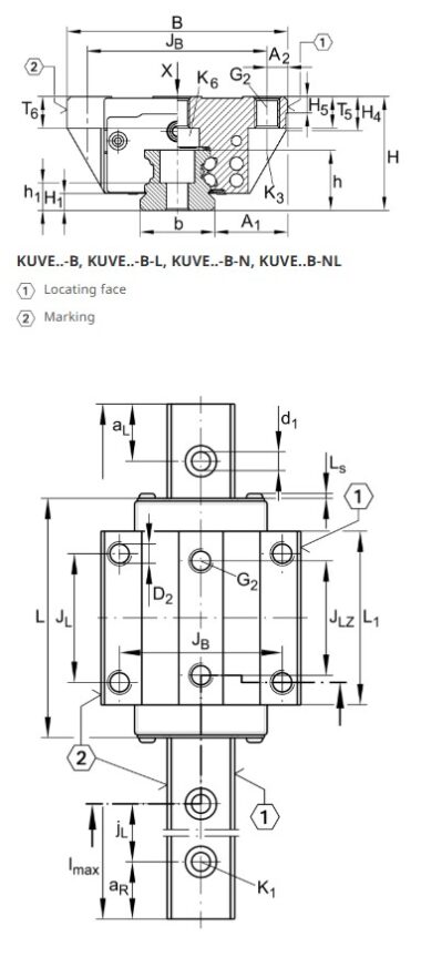 ina-KWVE55-B-V1-G3-linear-recirculating-ball-bearing-(used)-carton-5