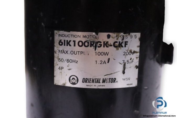 oriental-motor-6IK100RGK-CKF-induction-motor(used)-2