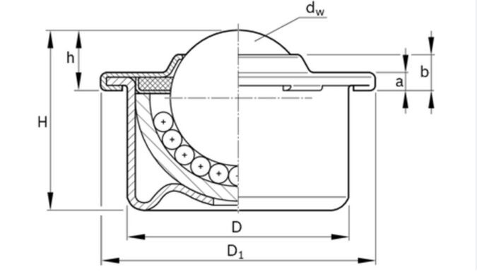 rexroth-R053014510-ball-transfer-unit-spring-loaded-(new)-6