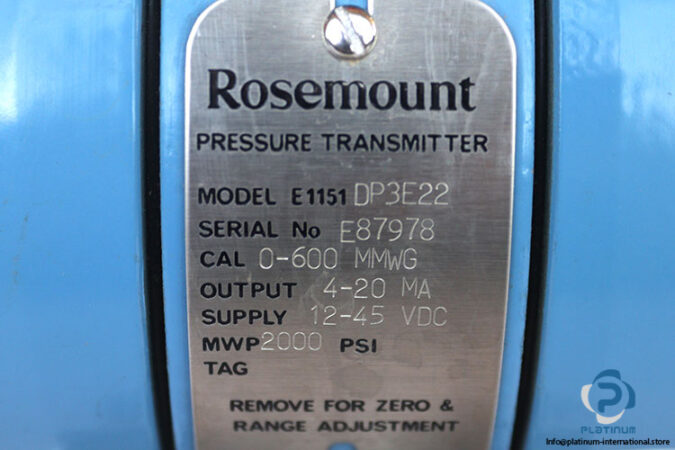 rosemount-E1151DP3E22-differential-pressure-transmitter-(Used)-2