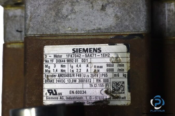 siemens-1FK7042-5AK71-1EH2-servo-motor(used)-2