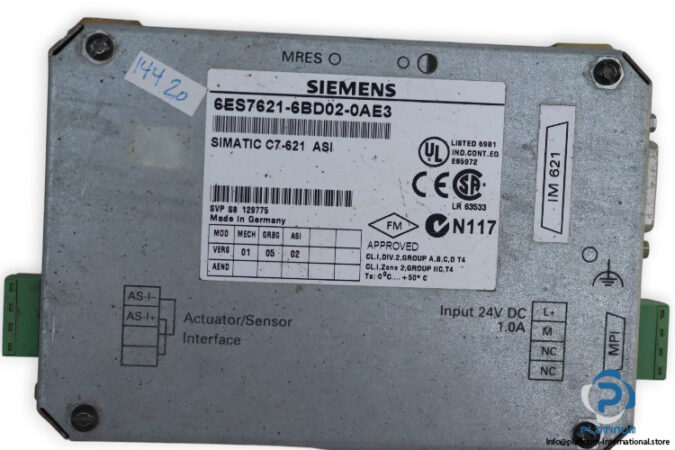 siemens-6ES7621-6BD02-0AE3-control-panel-unit-(Used)-3