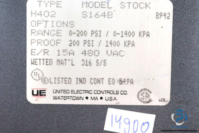 united-electric-controls-H402-S164B-differential-pressure-switch-(Used)-2