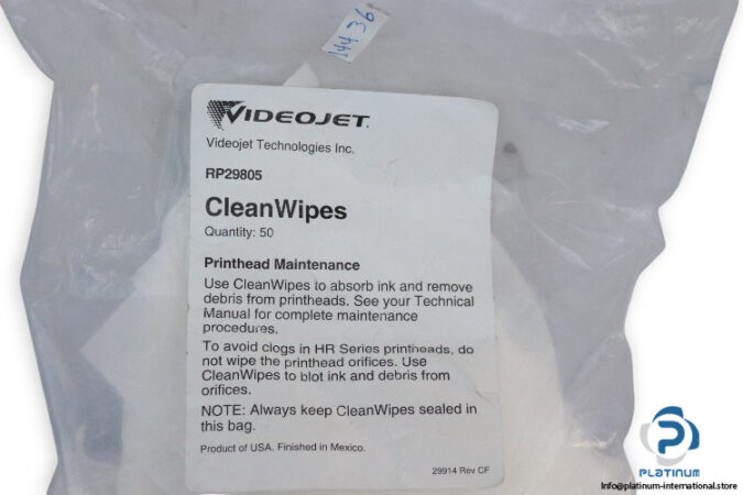 videojet-RP29805-clean-wipes-(New)-3