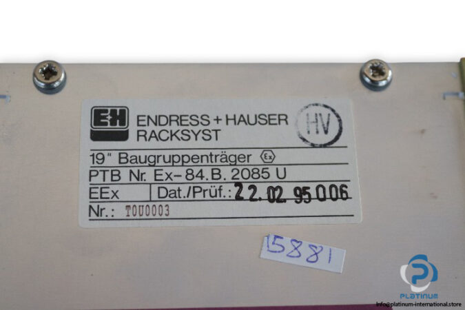 endress-hauser-19-RACKSYST-EX-84.B.2085U-slot-chassis-rack-(New)-6