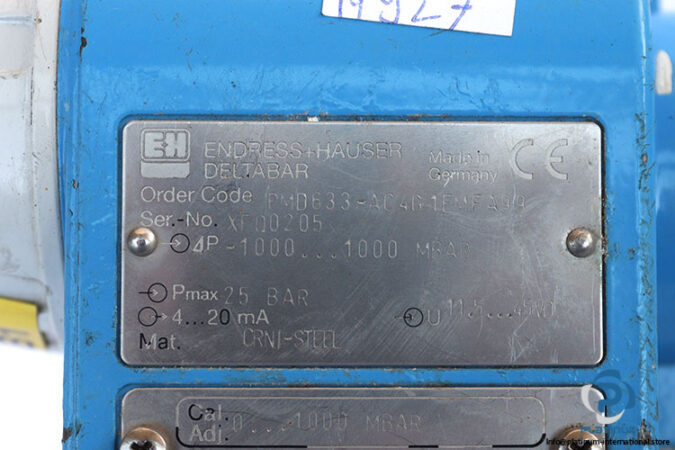 endress-hauser-DELTABAR-PMD633-AC4G1EMFA99-differential-pressure-transmitter-(Used)-3