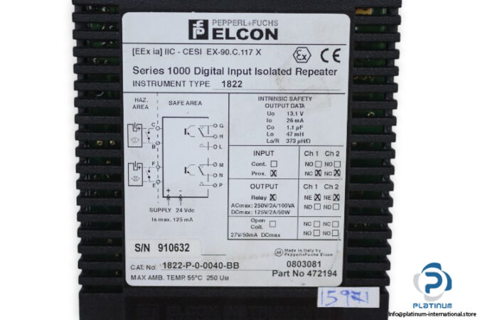 pepperl-fuchs-1822-P-0-0040-BB-digital-input-isolated-repeater-(Used)-2