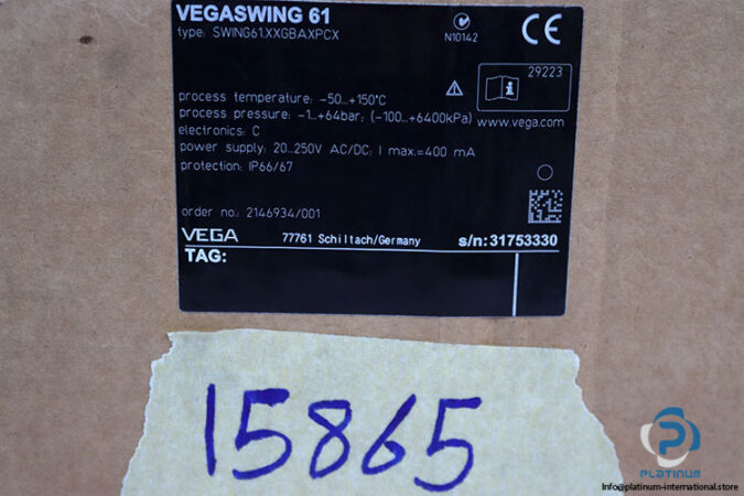 vega-VEGASWING-61-SWING61XXGBAXPCX-vibrating-point-level-sensor-(New)-8