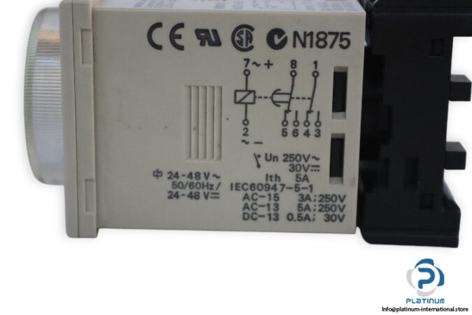 omron-H3CR-A8E-solid-state-multi-functional-timer(used)-2