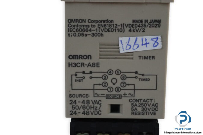 omron-H3CR-A8E-solid-state-multi-functional-timer(used)-3