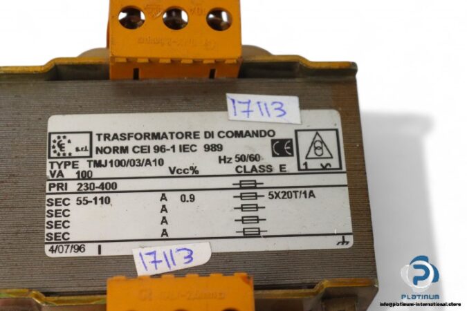 TMJ100-03-A10-control-transformer(used)-1